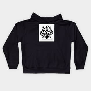 Burning Tree Kids Hoodie